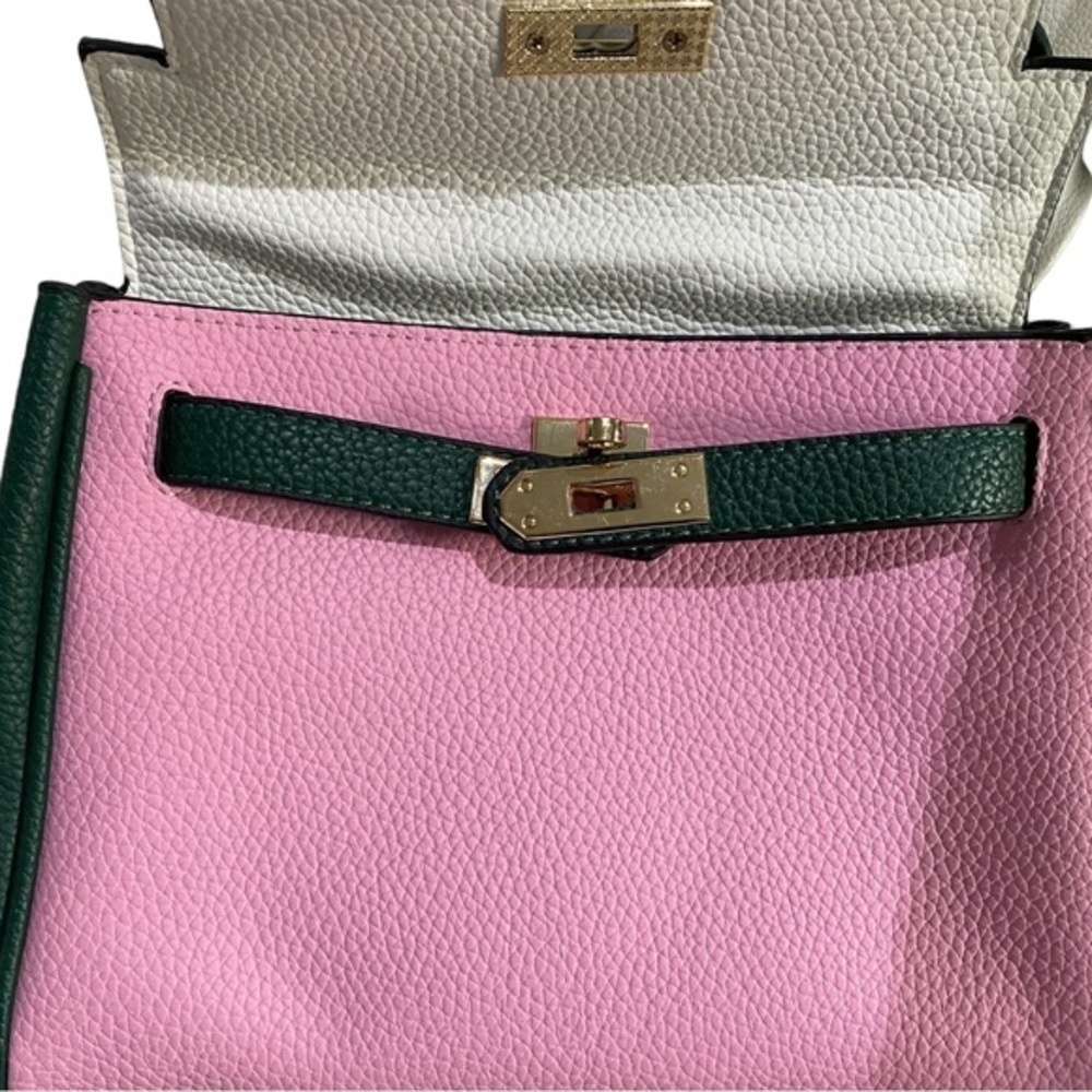 Genuine Leather Purse With Chain Strap - Picture 9 of 13